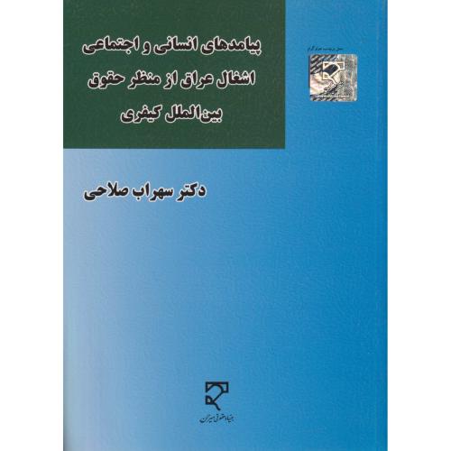 پیامد های انسانی و اجتماعی اشغال عراق از منظر حقوق بین الملل کیفری   صلاحی