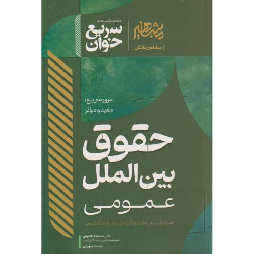 سریع خوان حقوق بین الملل عمومی