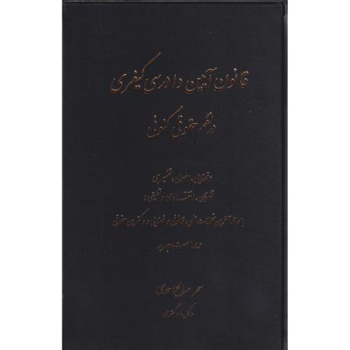 قانون آیین دادرسی کیفری در نظم حقوقی کنونی   احمدی