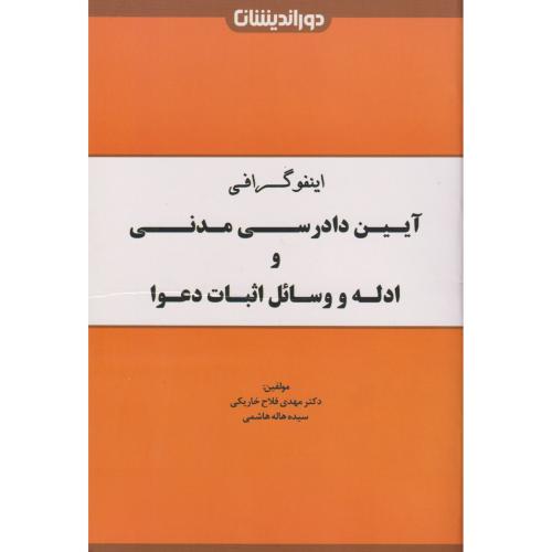 اینفوگرافی آیین دادرسی مدنی و ادله و وسائل اثبات دعوا